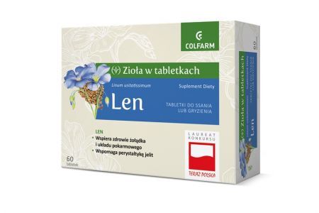 Len 60 tabletek do ssania lub gryzienia