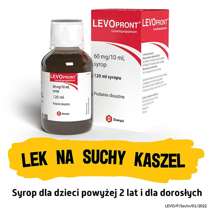 Levopront syrop 60 mg/10ml 120 ml
