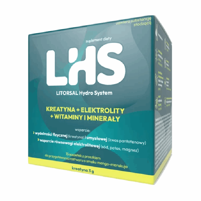 LHS Litorsal Hydro System smak mango-marakuja saszetki, 15 szt.