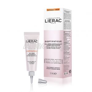 LIERAC DIOPTIFATIGUE Energetyzujący żel-krem korygujący oznaki zmęczenia wokół oczu 15 ml