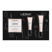 Lierac Hydragenist Zestaw krem-żel rozświetlający, 50ml + serum, 15 ml, + krem pod oczy, 7,5 ml