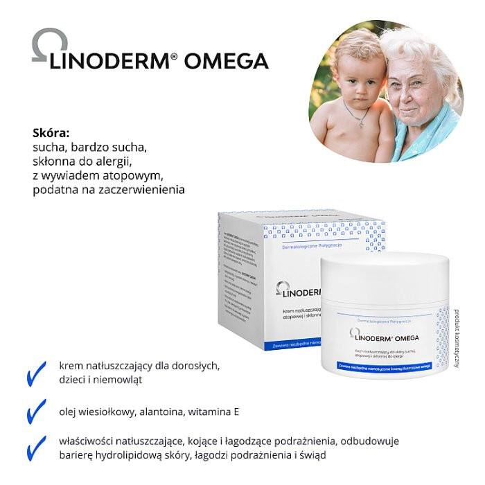 Linoderm Omega krem, 50 ml