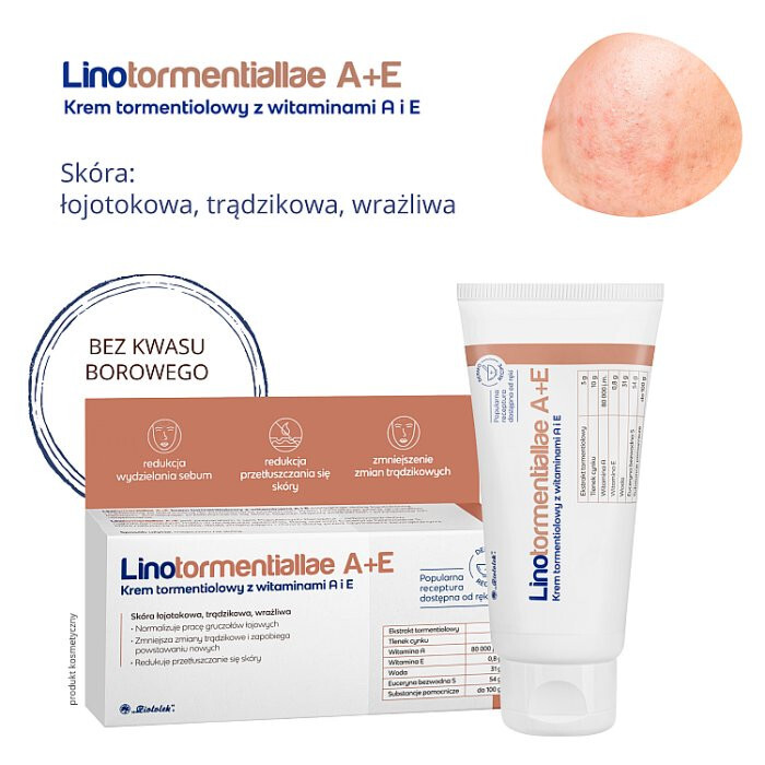 Linotormentiallae A+E krem, 50 g