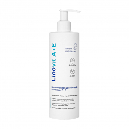 Linovit A+E Dermatologiczny żel do mycia, 400 ml