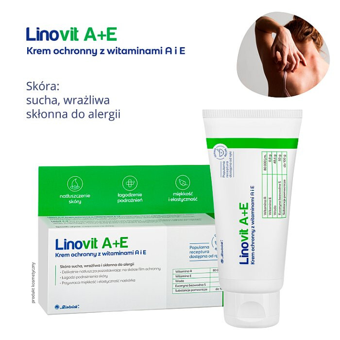 Linovit A+E krem ochronny, 50 g