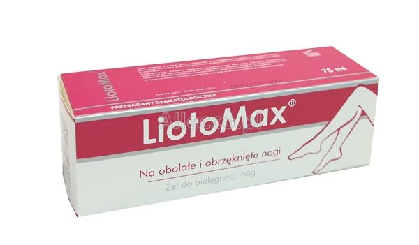 LiotoMax żel do pielęgnacji nóg, 75 ml