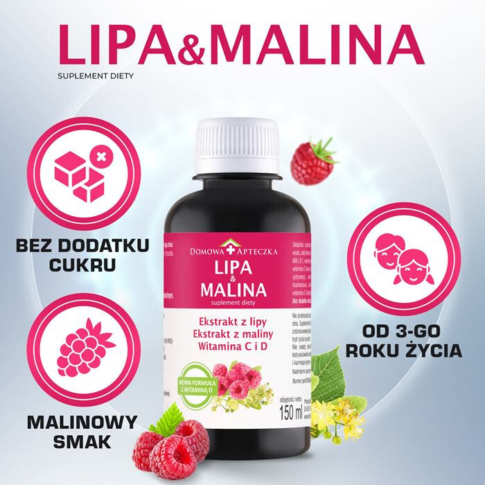 Lipa & Malina płyn, 150 ml