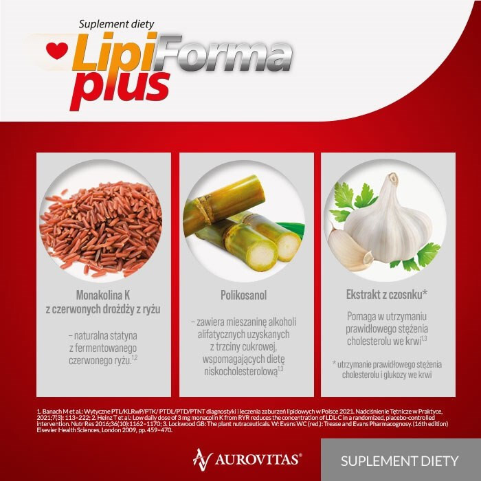 LipiForma Plus kapsułki na cholesterol, 30 szt.