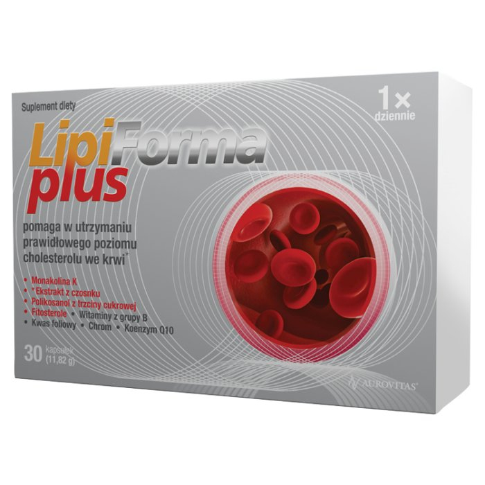 LipiForma Plus kapsułki na cholesterol, 30 szt.