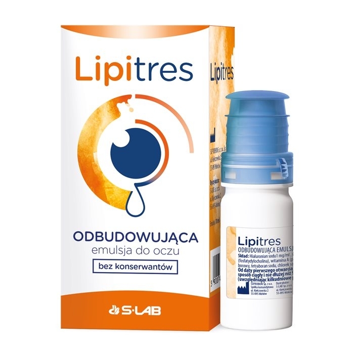 Lipitres odbudowująca emulsja do oczu 10 ml