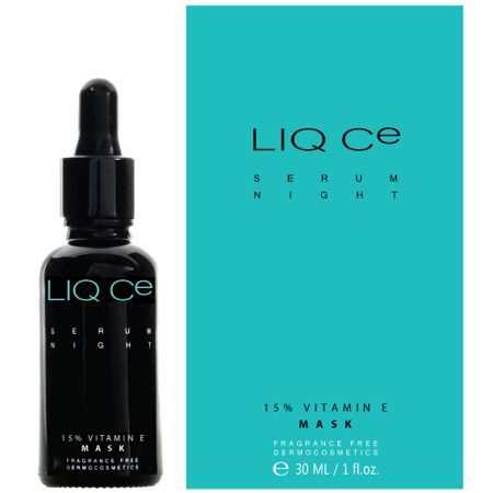 LIQPHARM LIQ CE NIGHT 15% VITAMINE E SERUM NA NOC Z WITAMINĄ E 30 ML