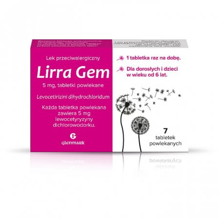 Lirra Gem 5 mg 7 tabletek