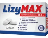 LizyMax 10 tabletek powlekanych / Silny ból
