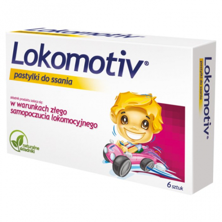 Lokomotiv pastylki do ssania 6 szt.