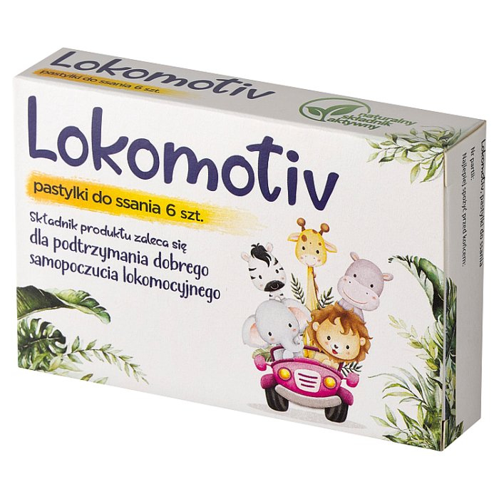 Lokomotiv pastylki do ssania 6 szt.