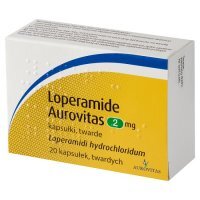 Loperamide Aurovitas  2mg 20 kapsułek