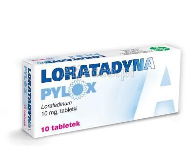 Loratadyna Pylox 10 mg 10 tabl.