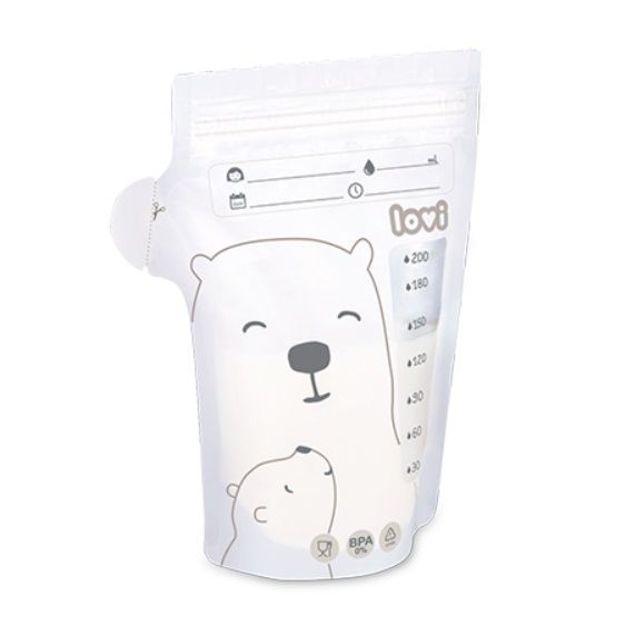 LOVI Torebki do przechowywania pokarmu 25 sztuk