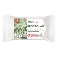 LUBA MED Proctolan Nawilżany papier toaletowy 50 szt.