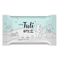 LUBA TULI Chusteczki nawilżane dla dzieci Woda i Aloes 60 sztuk
