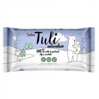 LUBA TULI Chusteczki nawilżane dla dzieci Woda i pantenol, olej z awokado 50 sztuk