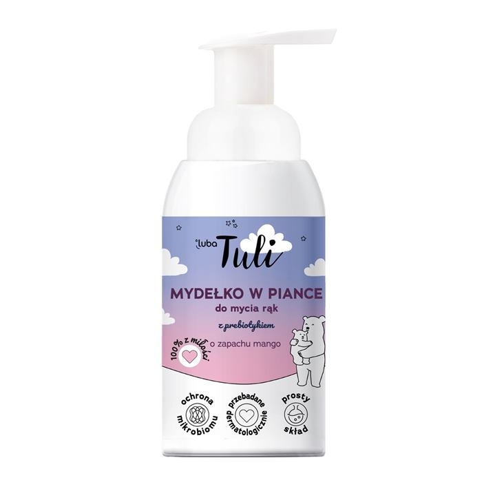 LUBA TULI Mydełko w piance do mycia rąk z prebiotykiem 250 ml