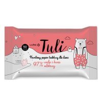 LUBA TULI Nawilżany papier toaletowy dla dzieci (truskawkowy) 50 szt.