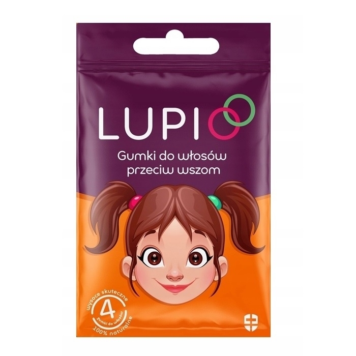 Lupio Gumki do włosów przeciw wszom 4 szt.