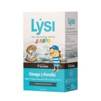 Lysi Junior Omega-3 perełki o smaku gumy balonowej, 60 szt.