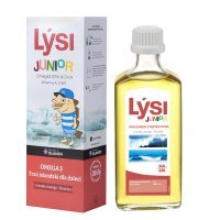 Lysi Tran islandzki dla dzieci o smaku mango-limonka, 240 ml