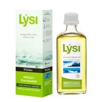 Lysi Tran islandzki o smaku cytryno-miętowym, 240 ml