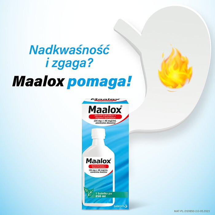 Maalox zawiesina 250 ml