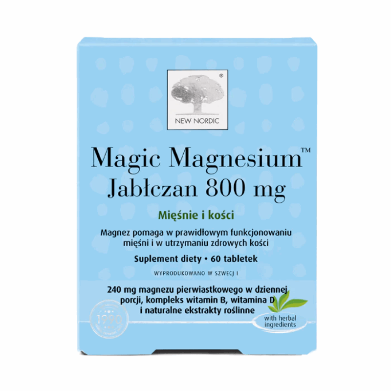 Magic Magnesium Jabłczan 800 mg tabletki, 60 szt.