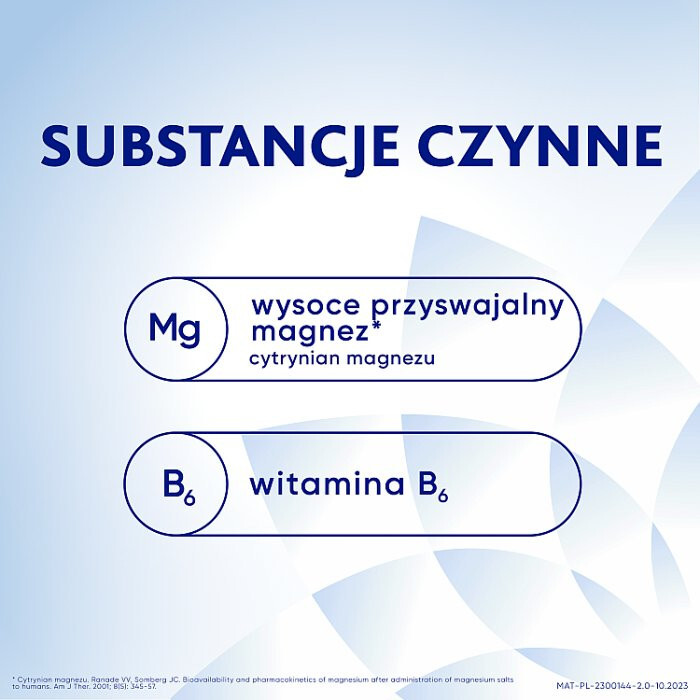 Magne B6 Forte magnez z witaminą B6 tabletki powlekane, 60 szt.