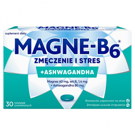 Magne B6 Zmęczenie i stres 30 tabletek powlekanych