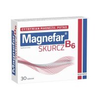 Magnefar Skurcz B6 tabletki powlekane z magnezem na skurcze mięśni, 30 szt.