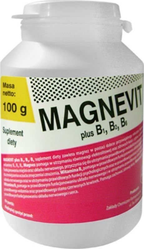 Hasco Magnevit Plus B1, B2, B6 granulat, 100 g
