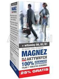 Magnez dla aktywnych tabletki, 35 szt.