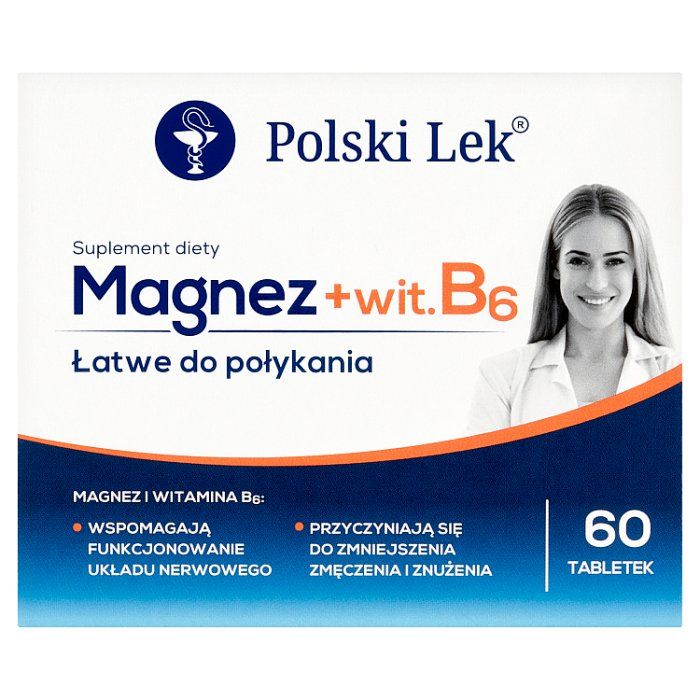 Magnez + Vit.B6 tabletki, 60 szt.