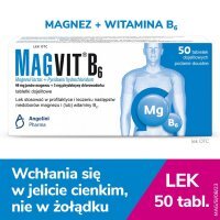 Magvit B6 48 mg+5 mg 50 tabletek dojelitowych
