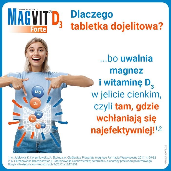 Magvit Forte D3 50 tabletek dojelitowych