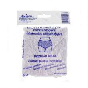 Majtki poporodowe oddychające z siateczki rozm. 40-44 2 szt.