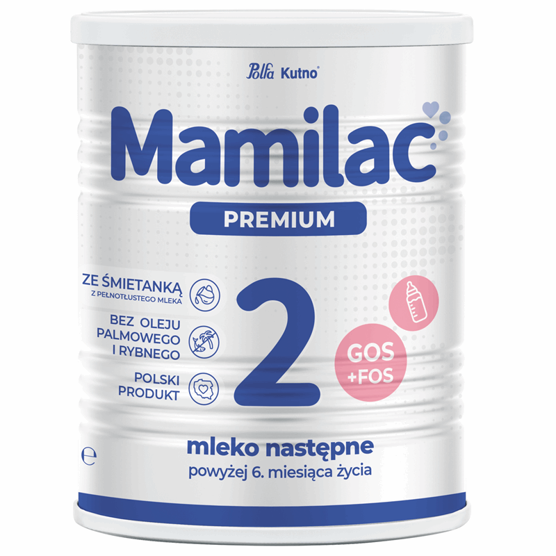 Mamilac Premium 2 Mleko następne dla niemowląt po 6. miesiącu, 400 g