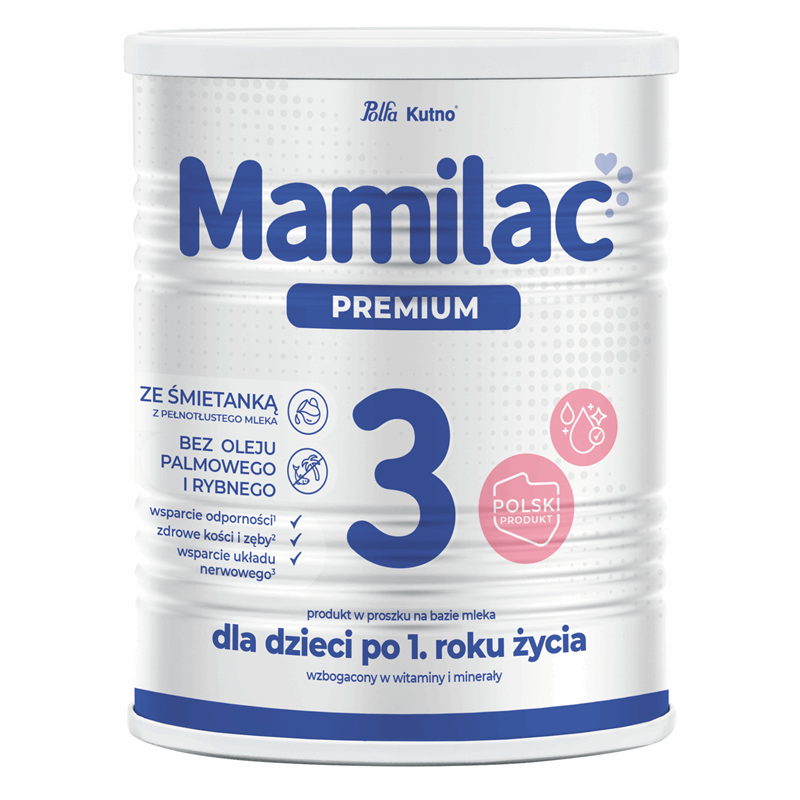 Mamilac Premium 3 produkt w proszku na bazie mleka dla dzieci po 1. roku, 400 g