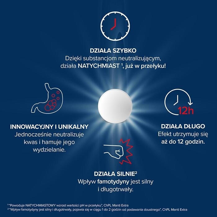 Manti Extra 12 tabletek do rozgryzania i żucia