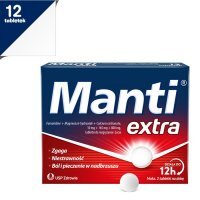 Manti Extra 12 tabletek do rozgryzania i żucia