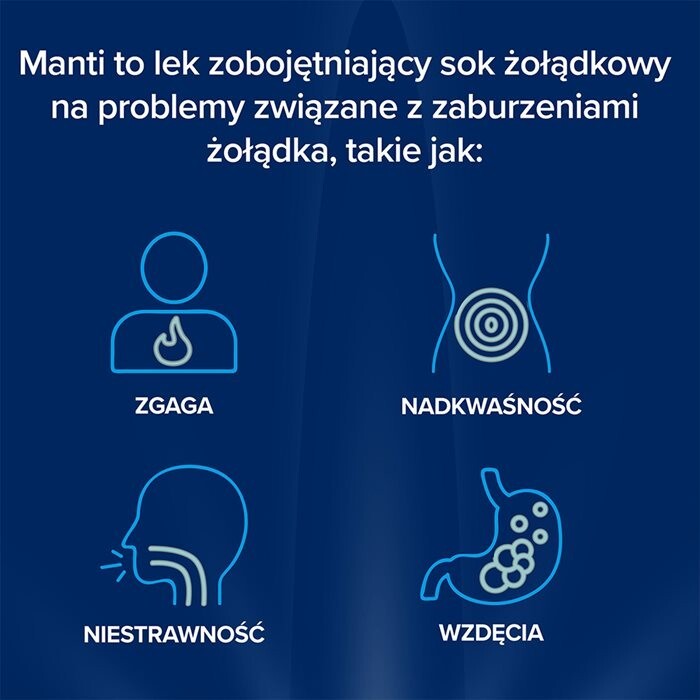 Manti smak miętowy 32 tabl.