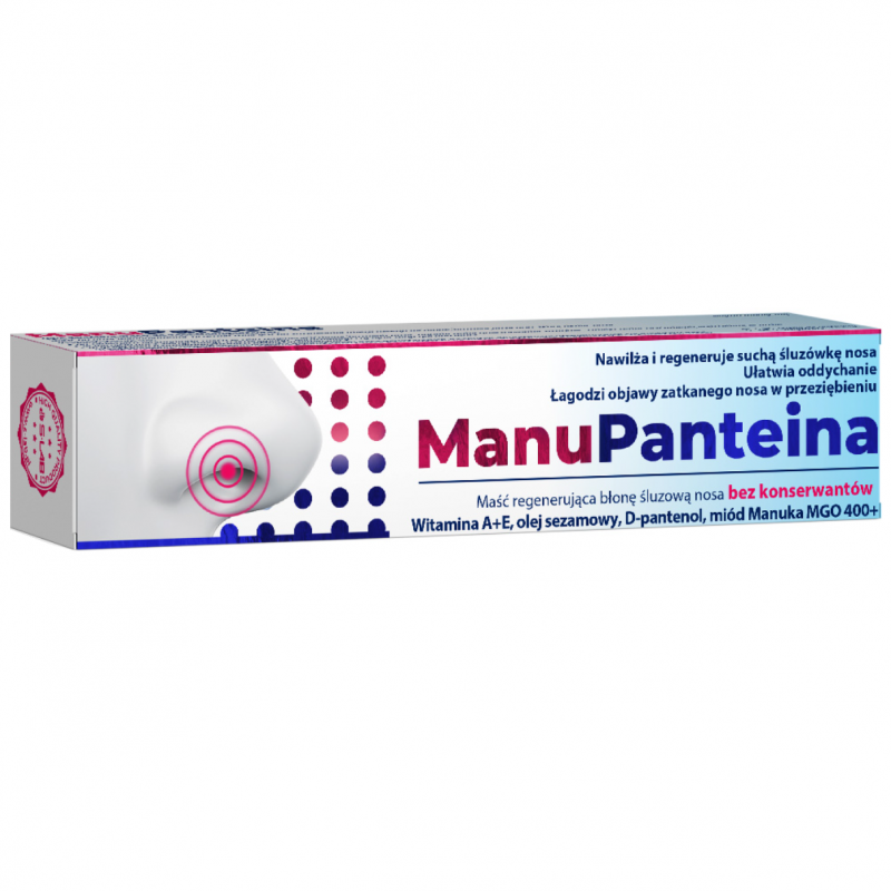 Manupanteina maść regenerująca do nosa, 10 g