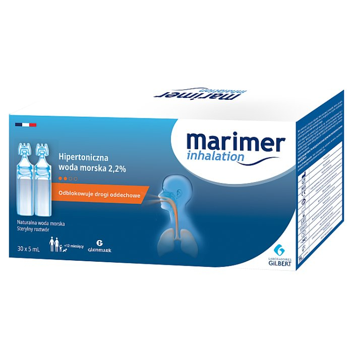 Marimer Inhalation hipertoniczna woda morska 30 ampułek po 5 ml