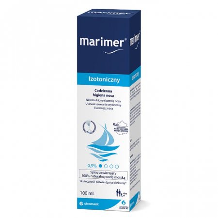 Marimer woda morska do nosa 100 ml / Oczyszczanie nosa